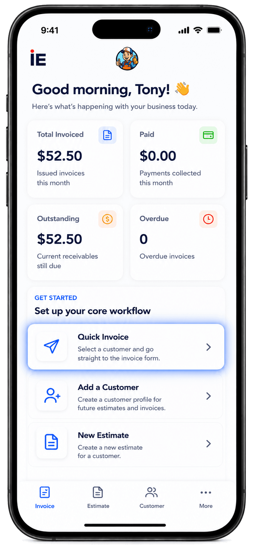 INDIE EASY · Quick Invoice